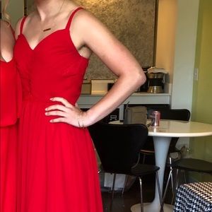 Red Bridesmaid Dress